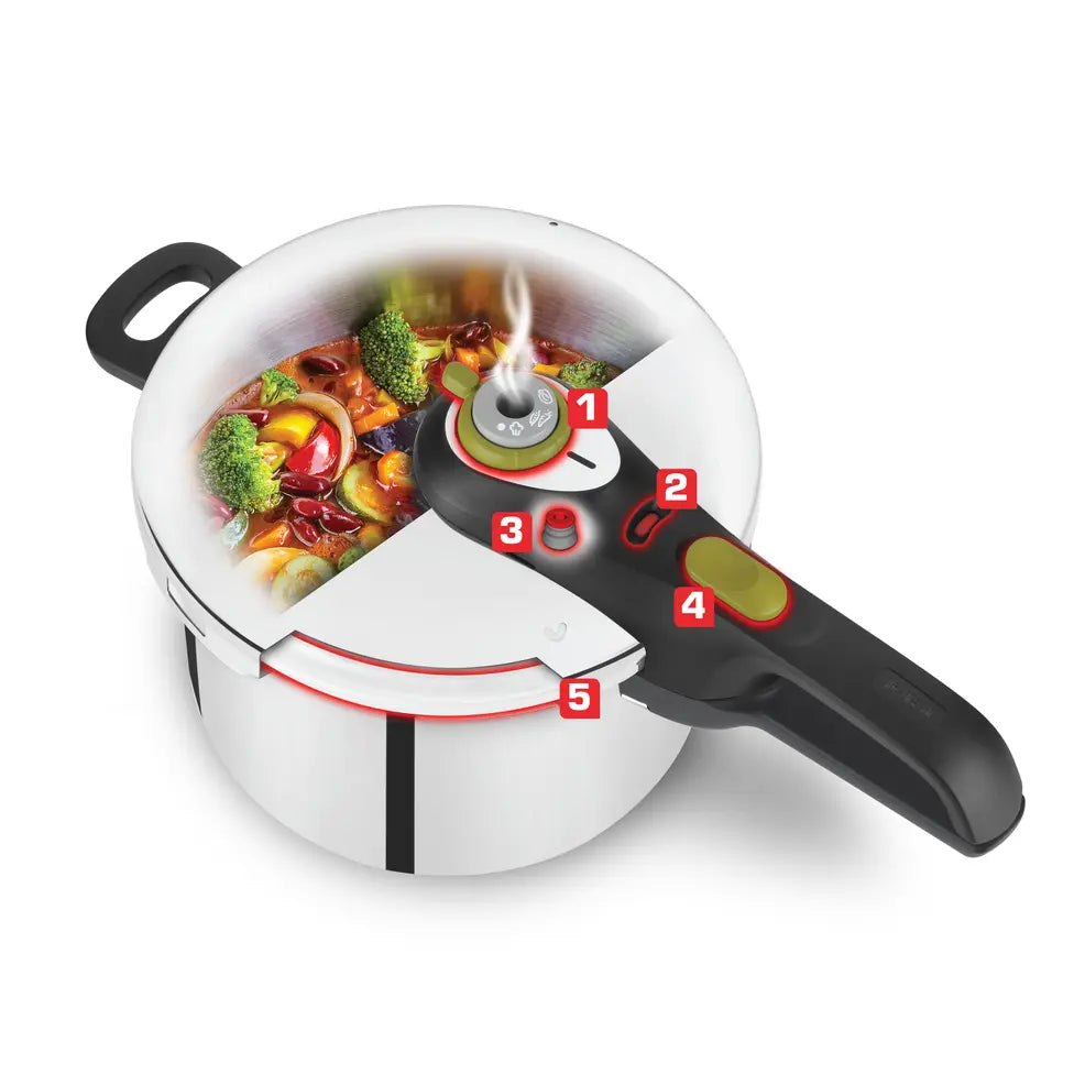 Olla a Presión Tefal Secure 5 Neo (4, 6 L)