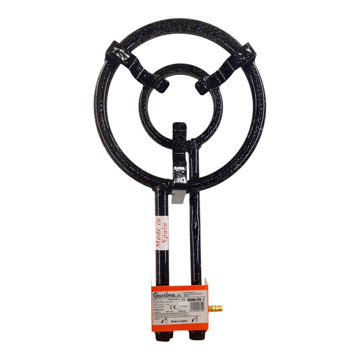 Paellero de gas 2 aros (Ø 30 - 50)
