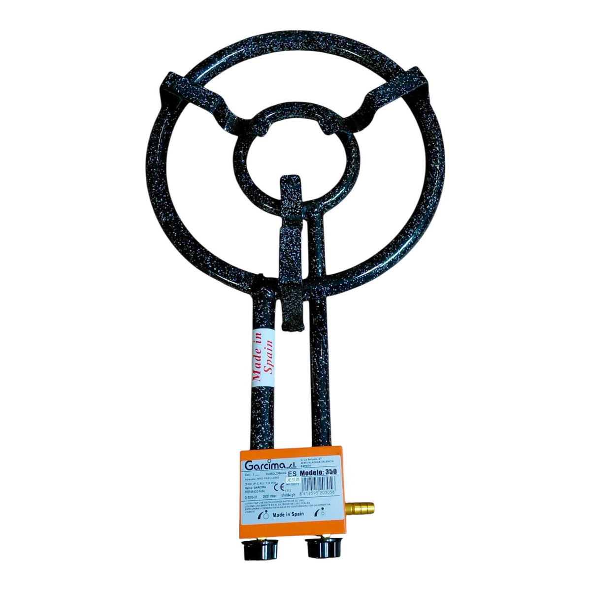 Paellero de gas 2 aros (Ø 30 - 50)