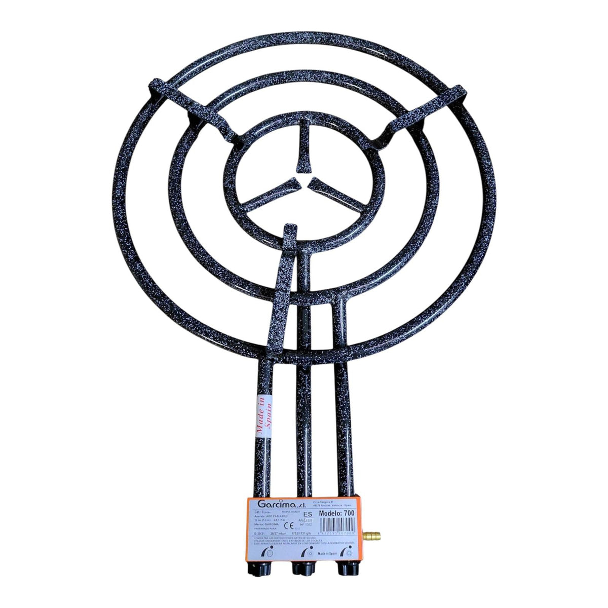 Paellero de gas 3 aros (Ø 45 - 70)