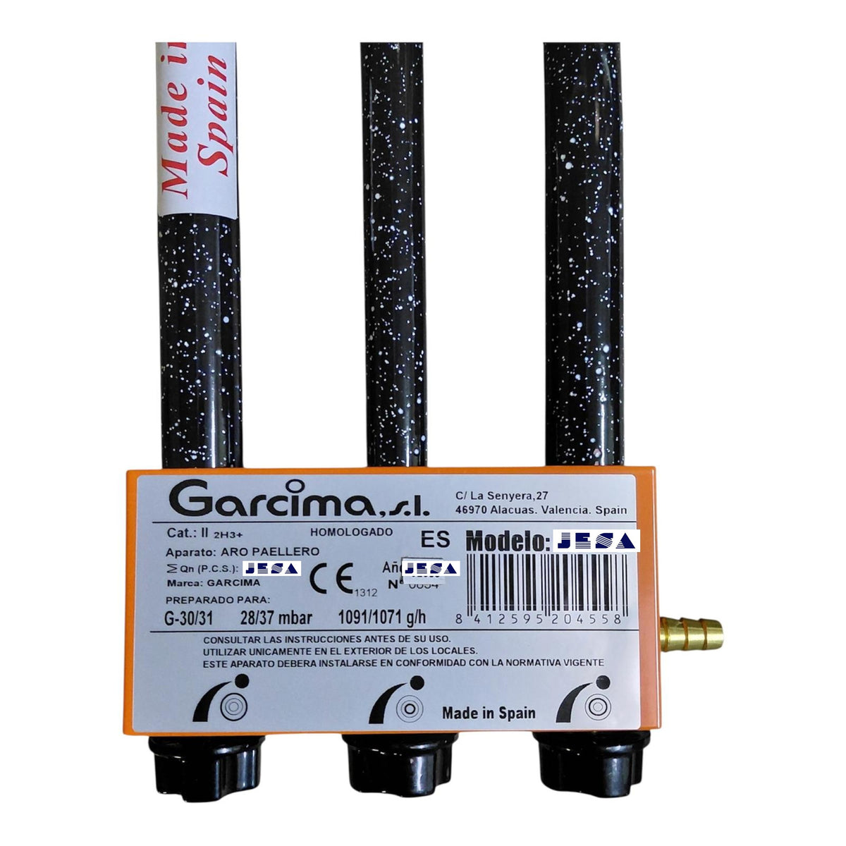 Paellero de gas 3 aros (Ø 45 - 70)
