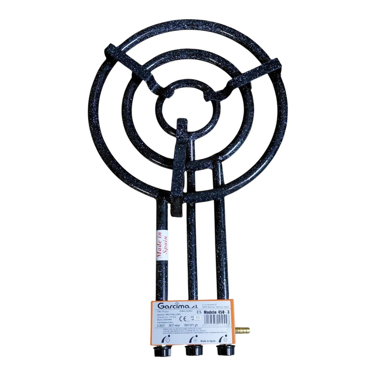 Paellero de gas 3 aros (Ø 45 - 70)