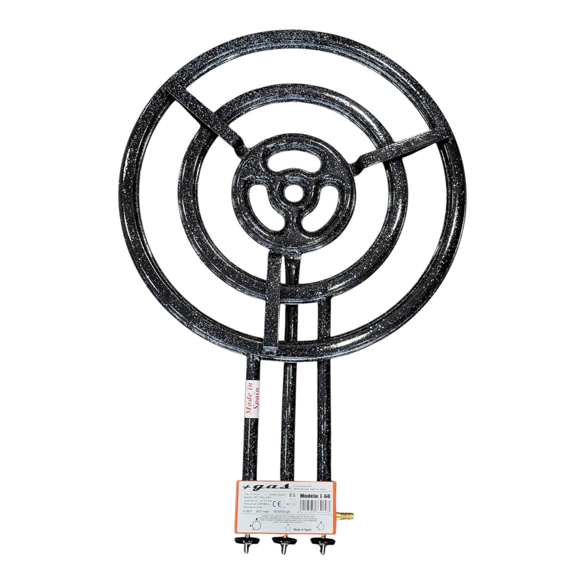 Paellero de gas plano 4 aros (Ø 60 - 70)