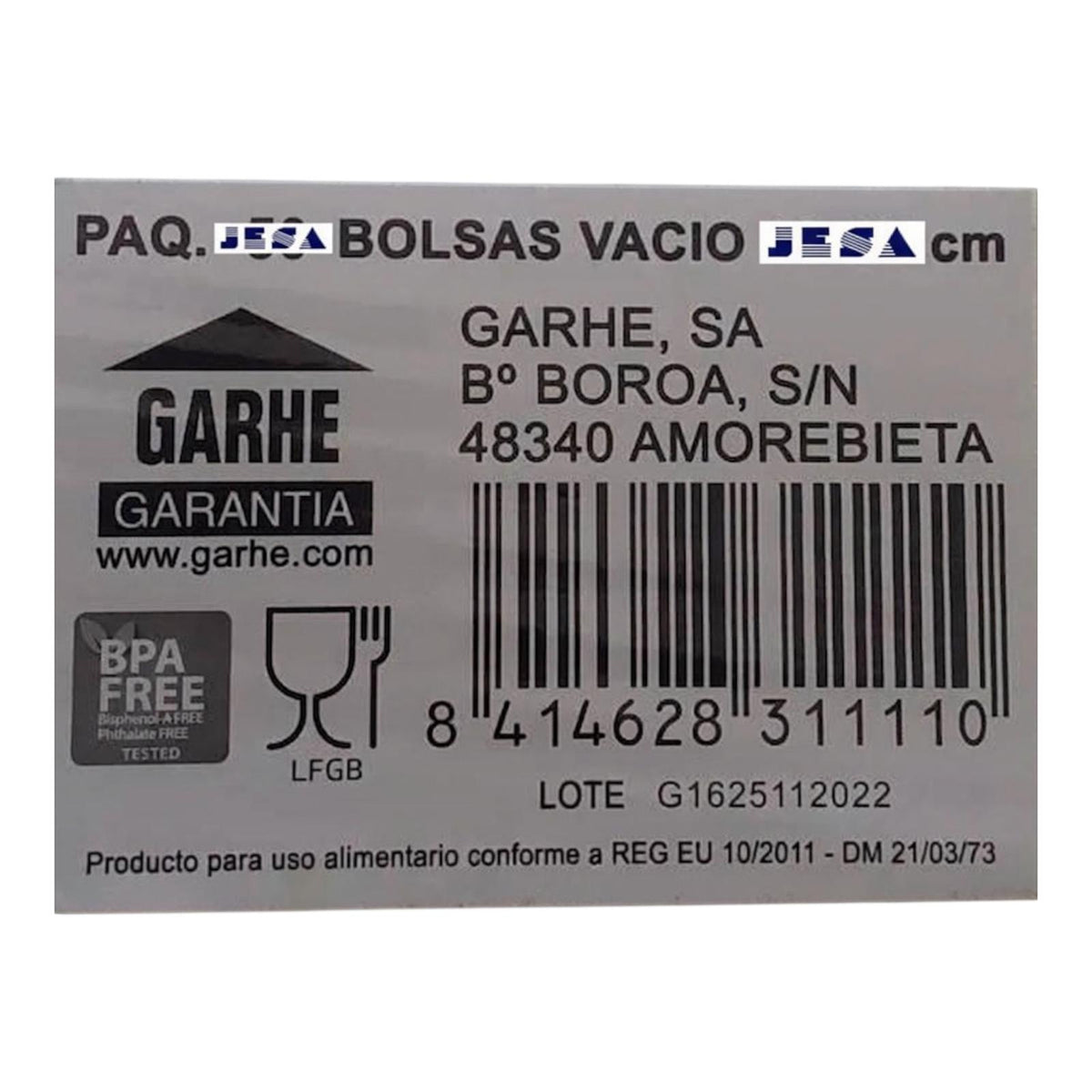 Bolsa Vacío Gofrada