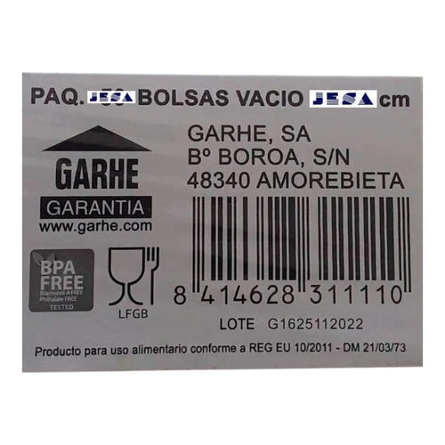 Bolsa Vacío Gofrada