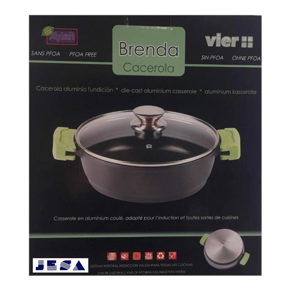 Cacerola Baja Vier Brenda (Ø 24 - 40)