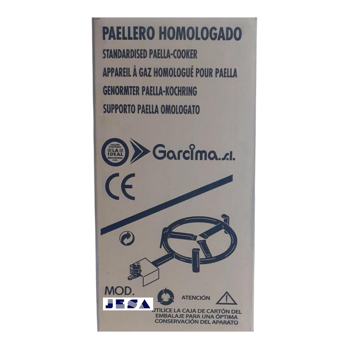 Paellero de gas 1 aro (Ø 20 - 30)