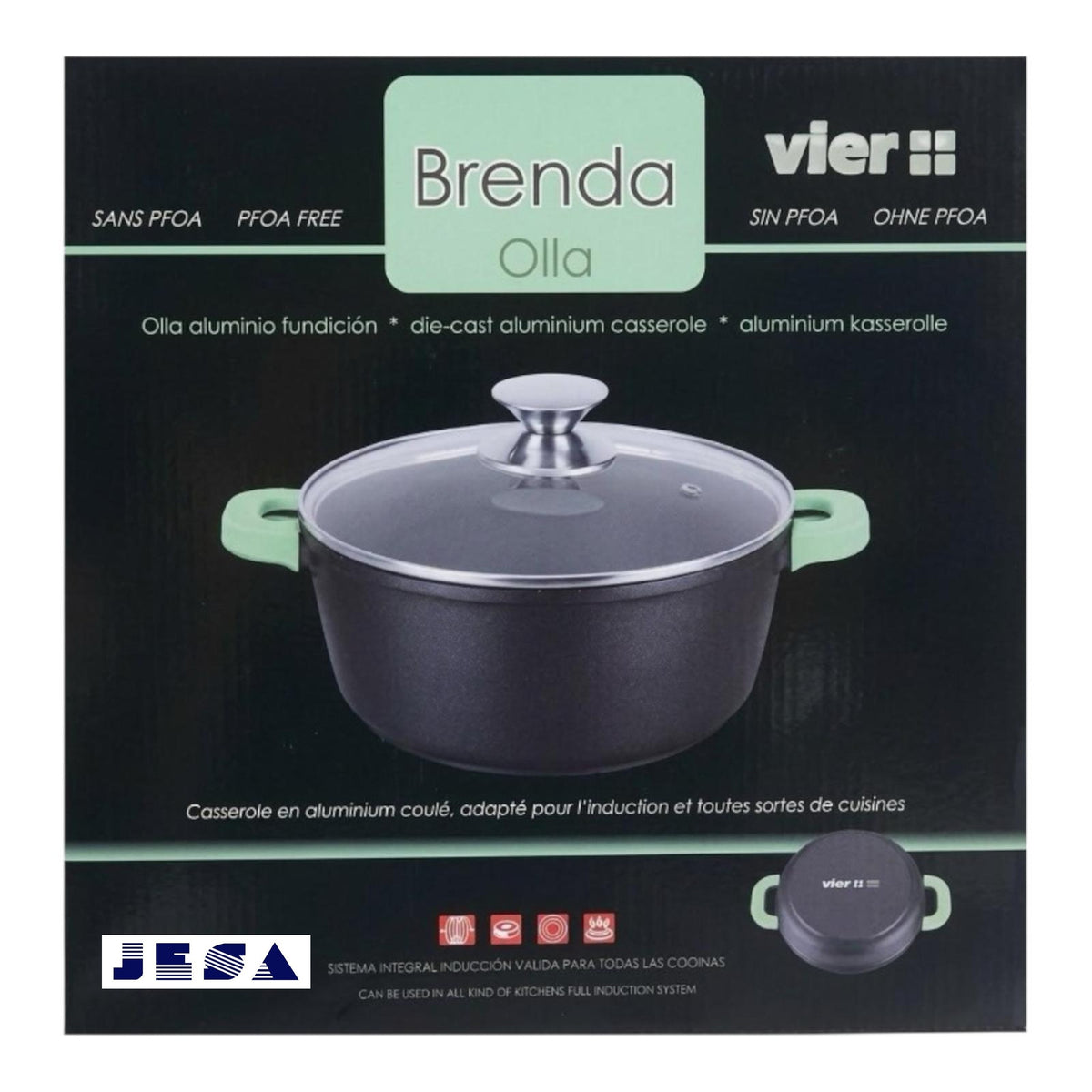 Cacerola Alta Vier Brenda (Ø 20 - 32)