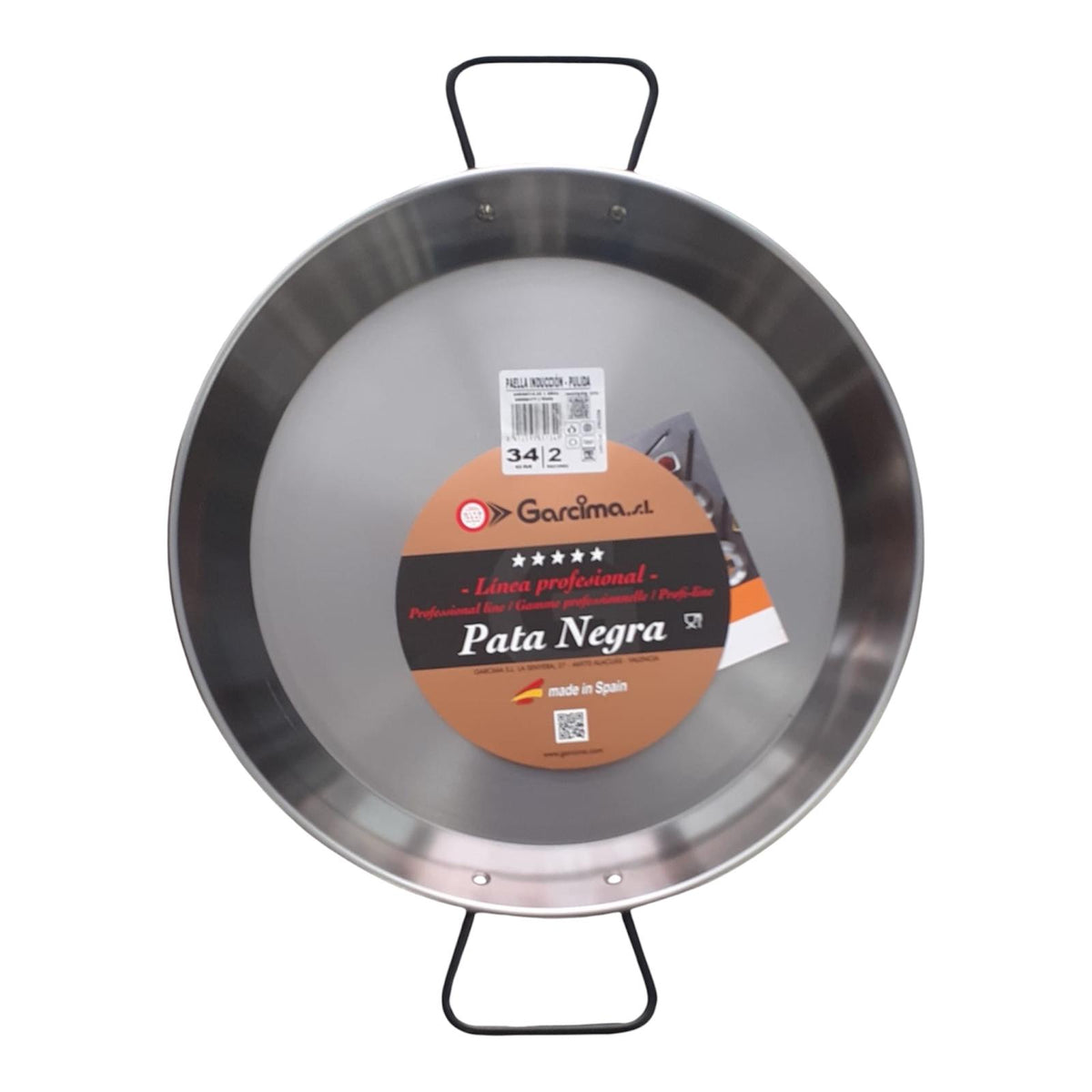 Paella Inducción Pulida (Ø 30 - 42)
