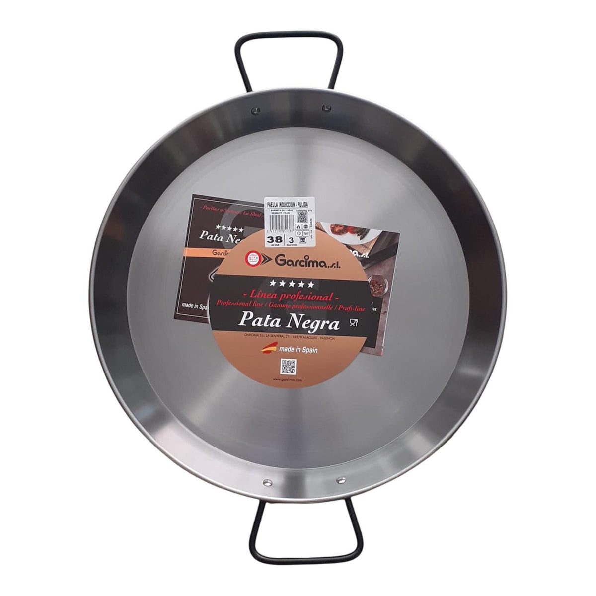 Paella Inducción Pulida (Ø 30 - 42)